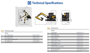 XE80U Excavator (2022-2023)